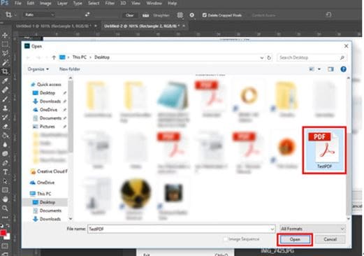 convert pdf to tiff with photoshop