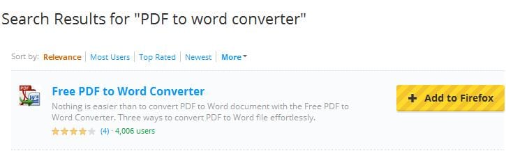 pdf to word plugin firefox