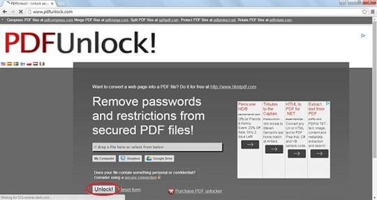 opening password protected pdf