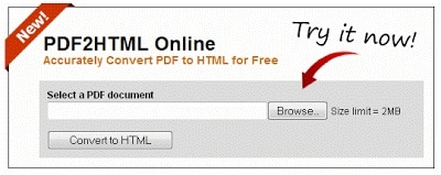 convert pdf to html free converter download