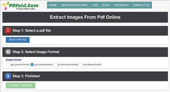 pdfaid images extractor