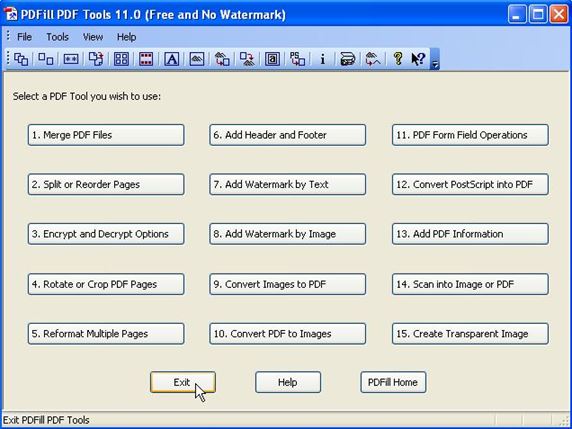 PDFill Free PDF