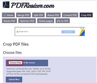 recortar paginas pdf online