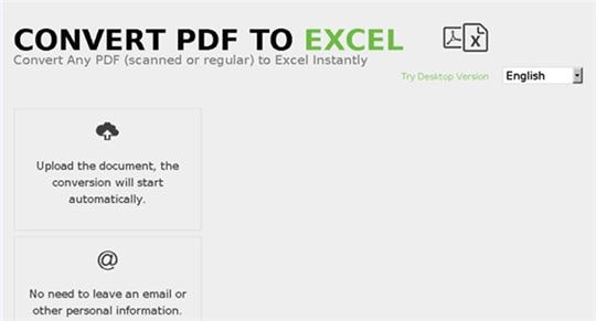 convertisseur pdf vers excel en ligne