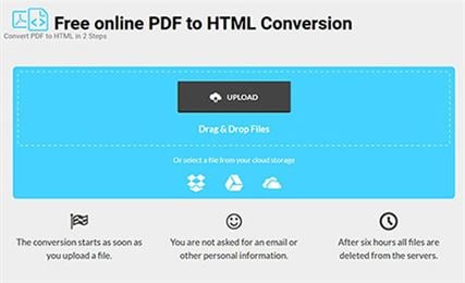 pdf to html