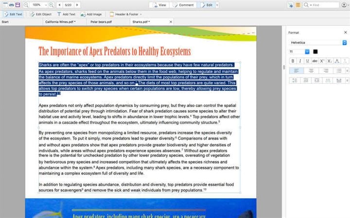 pdf editor mac free online