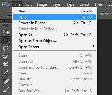 open pdf in photoshop