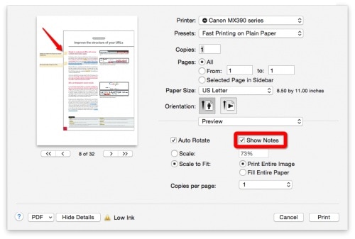 comentar pdf con vista previa