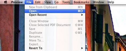 insert an image in to pdf using preview on mac