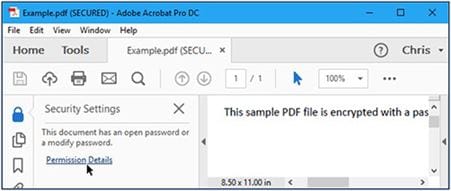 remove pdf password in adobe