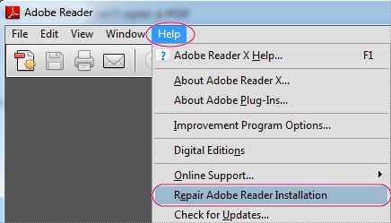 repair adobe pdf creator