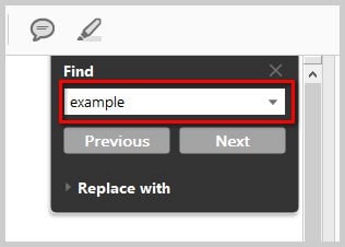 replace text in adobe