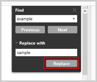 replace text in pdf