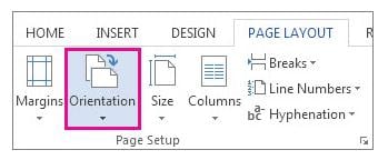 how to rotate picture in word