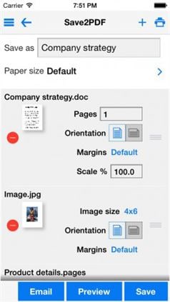 Save2PDF App for iPad