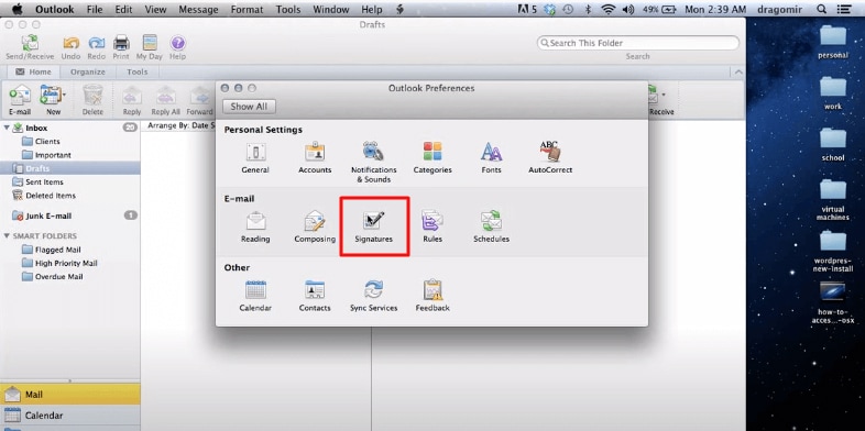 How to Add Signature in Outlook