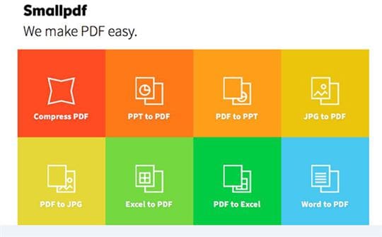 smallpdf éditeur de texte