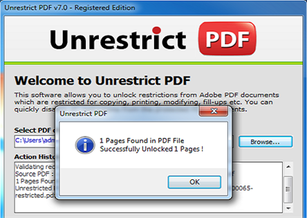 Unrestrict PDF