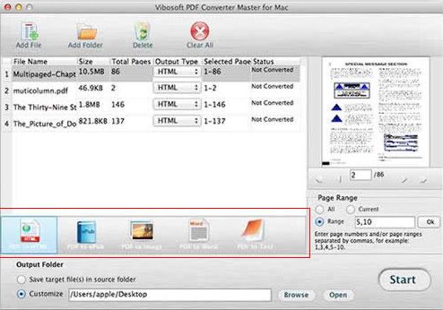 Vibosoft PDF Converter Master für Mac