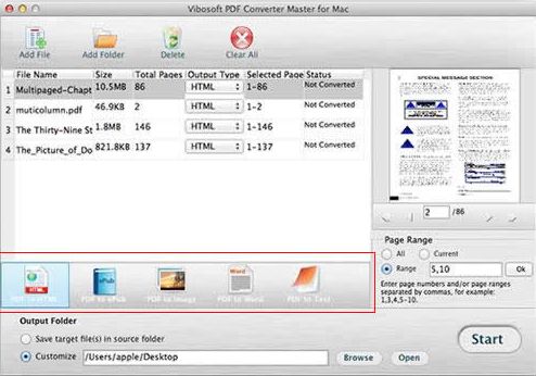 Vibosoft PDF Converter Master for Mac