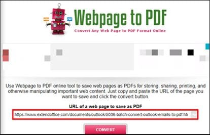 save html as pdf