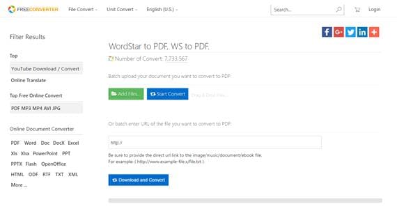 WordStar To PDF Converter