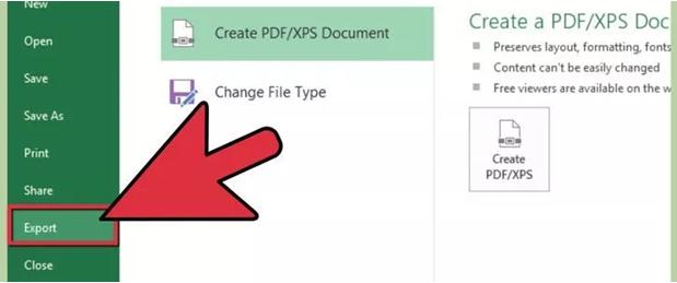 Create PDF from xls