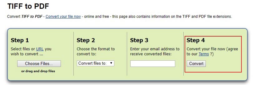 online tiff to pdf converter