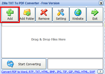 zilla txt to pdf