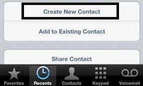 add contacts to iphone manuaaly