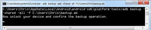 backup Android with backup manager