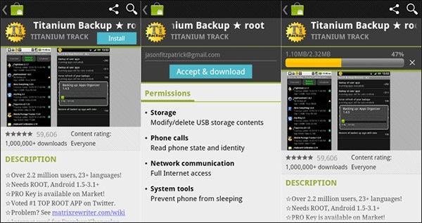 titanium backup android pie