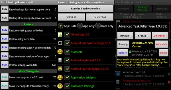 titanium backup android pie