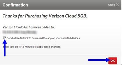 backup Android with Verizon Cloud
