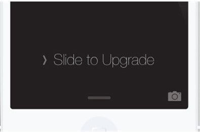 slide to upgrate