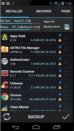 easy backup restore