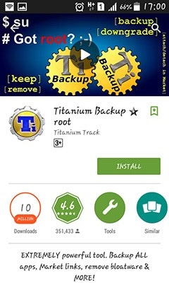 backup system apps Android