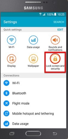 changing samsung phone lock code