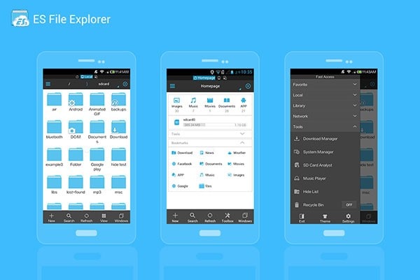 es file explorer