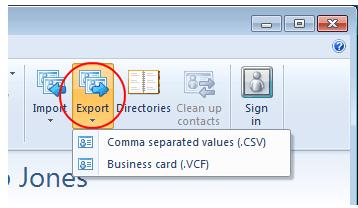 export contactst from windows phone to android