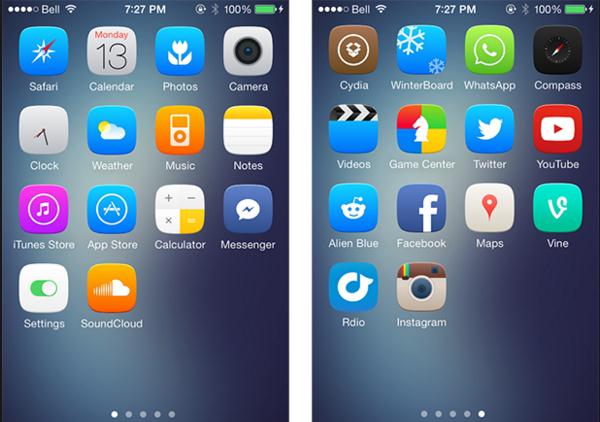 apple mobile themes for android