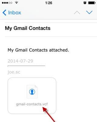 import contacts to iphone from vcf