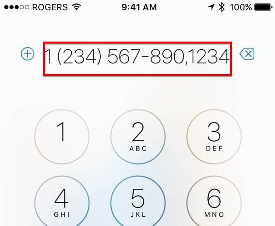 Phone Number Pause