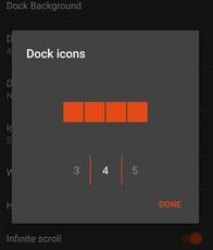 dock icons