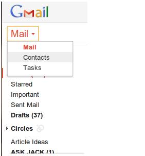 Import Contacts to Gmail