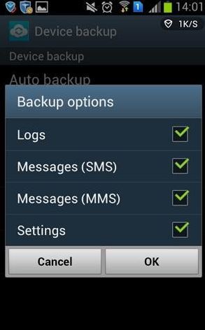 backup Samsung phone data