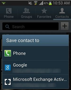samsung contacts transfer