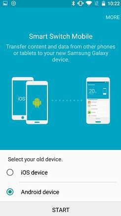 choose Android device