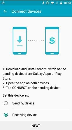 select receiving device