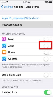 send apps from iPhone to iPad via iCloud